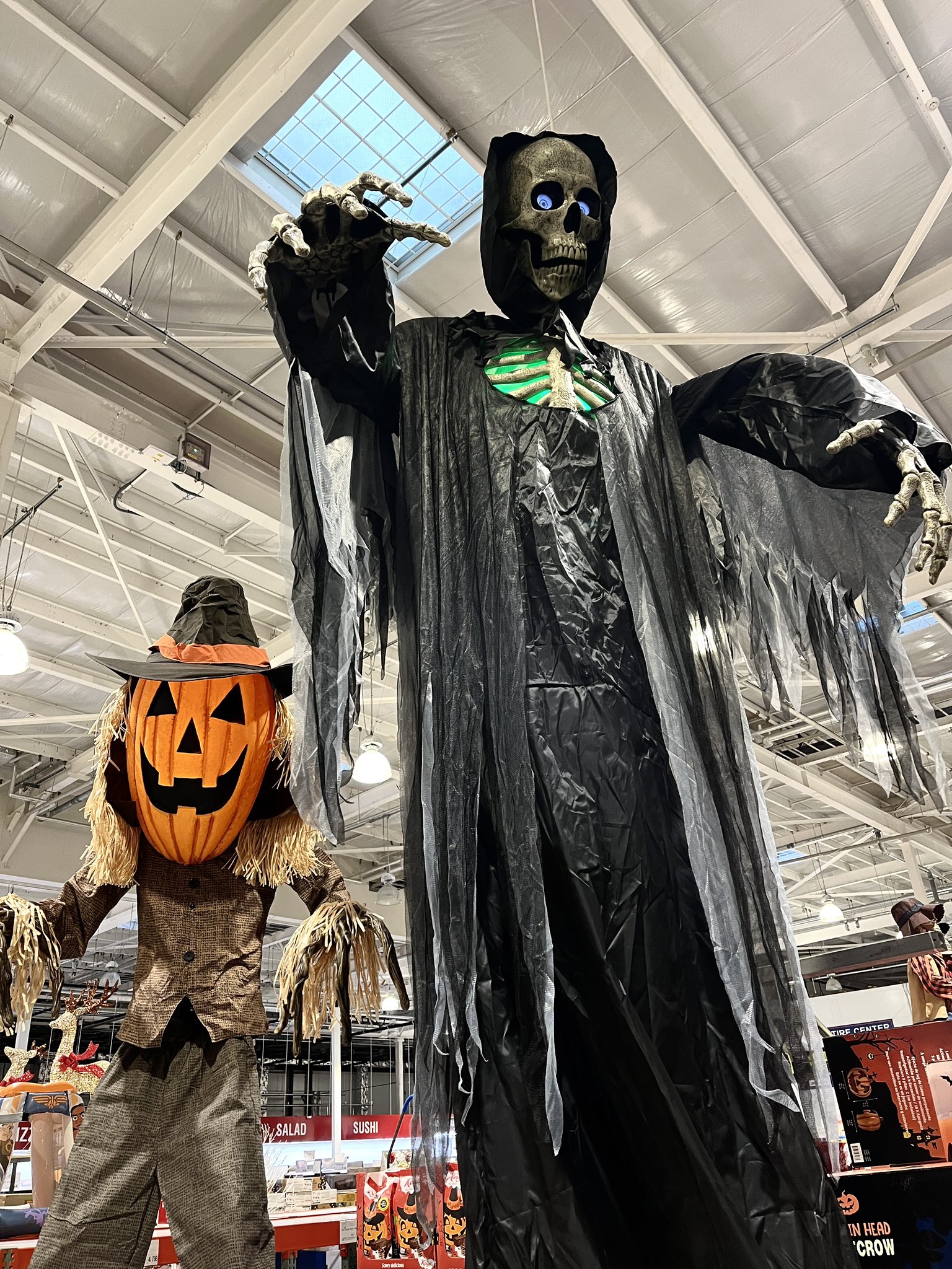 コストコ ハロウィン 死神 大型 人形 ぽぽこ on X: