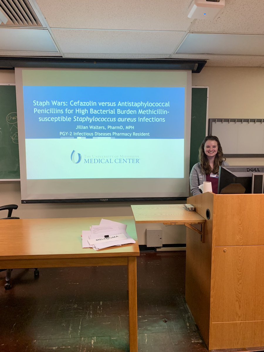 Our PGY-2 ID residents kicked off our grand rounds presentations yesterday! Great job <a href="/EmilyPlauche/">Emily Plauche</a> &amp; <a href="/Jill12296/">Jillian Walters, PharmD, MPH</a> 🤩