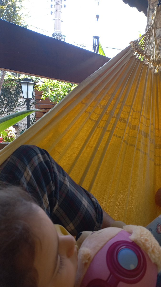 llwillsilva's tweet photo. Hoje é sexta. Sol depois de muitos dias de frio. Antônia e eu curtindo o clima, a companhia e a rede. https://t.co/NUoAZFDg7A