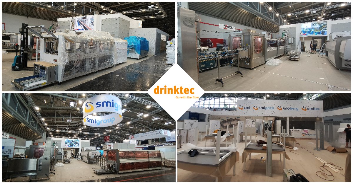 smipack_smi's tweet photo. #Drinktec2022
And here we are, refining the last details and working hard to get our stand 403 / A6 ready.
We look forward to meeting you and showing you #Smipack's latest #packaging solutions. Do not miss this opportunity! https://t.co/DLFCrEFBqc