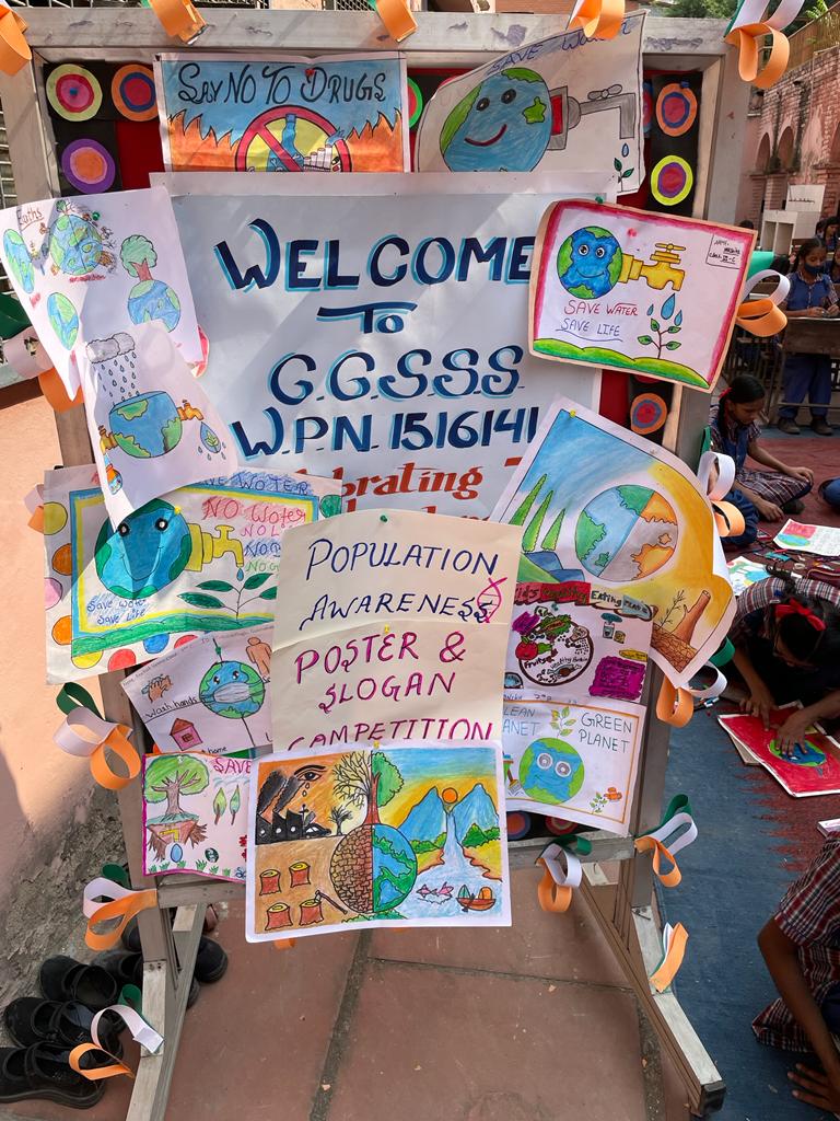 GgsssWpn's tweet photo. Slogan Poster Competition conducted for #PopulationAwareness 
#GgsssWpn
@Dir_Education https://t.co/4D3t5CAoKa