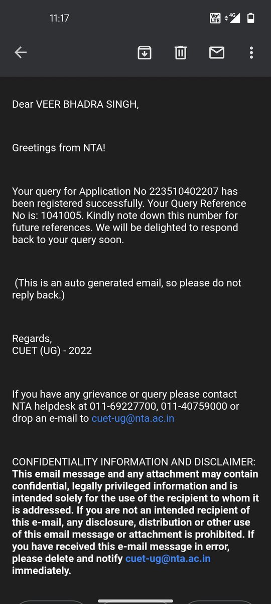 veerbhadra027's tweet photo. Good evening Sir ... I emailed you for retest exam  only for  general test paper but my new admit card show all subjects... Sir why i give my all papers ? And date of examination is 11 September 2022 ... Kindly please see my problem it's very important @manashTOI @@DG_NTA @ https://t.co/QMSgVfYsmT