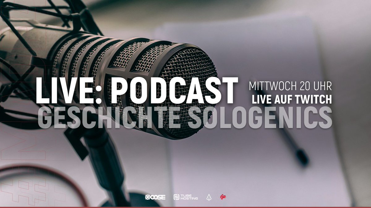 sologenicDE's tweet photo. [#PODCAST #LIVE #AABT]

Heute Abend um 17:30 Uhr reden wir mit
@Vio, @noaaCSGO und @TybexSG über die Geschichte und Entstehung von SoloGenic.

Ihr wollt einen Einblick in unsere Historie? Schaut #LIVE auf https://t.co/wxB5zMUuV3 vorbei!

#SG4EVER https://t.co/DZMlbc08Le