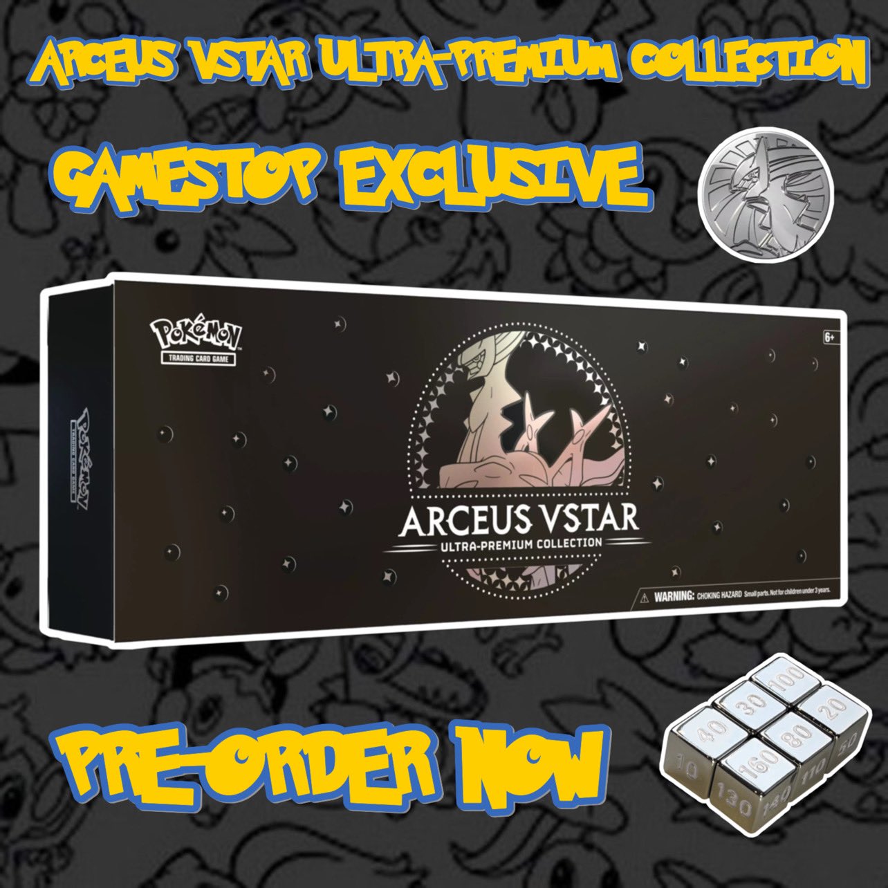 Pokemon Trading Card Game: Arceus VSTAR Ultra-Premium Collection GameStop  Exclusive