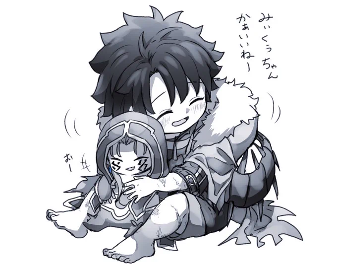 幼児化注意
笑った顔はなんぼ描いてもいいと思ってる 