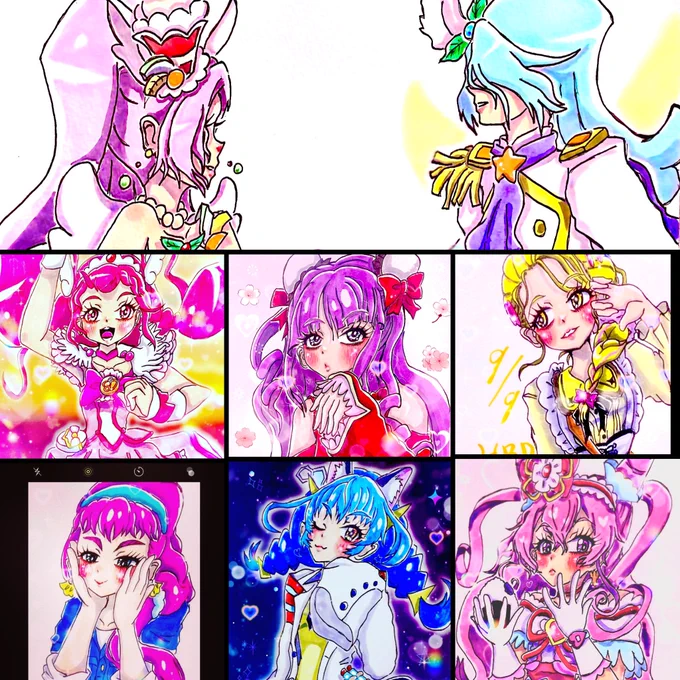 9月の上旬だけで結構描いてた
あらんぷ、左向きも描け 