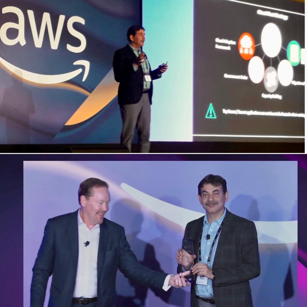 Glad to attend ⁦<a href="/AWS_Gov/">AWS for Government</a>⁩ Public Sector summit to share Telangana’s pioneering work in cloud adoption. Delighted to hear AWS VP ⁦<a href="/maxrpetersonii/">Max Peterson</a>⁩ announce that Hyd will be the 2nd AWS region after Bombay from where they began their Indian journey many years ago