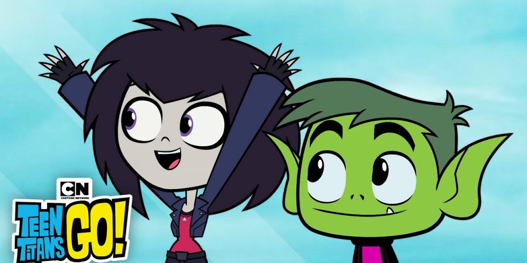 Comics2Film's tweet photo. Nobody can defeat #Joker's musical mayhem - except, maybe, rockin' super stars #NandiBushell and #ThomasBushell. See them on next week's #TeenTitansGo!, "Jump City Rock." https://t.co/6xFBkLAIjf https://t.co/qBeyMSGqHO