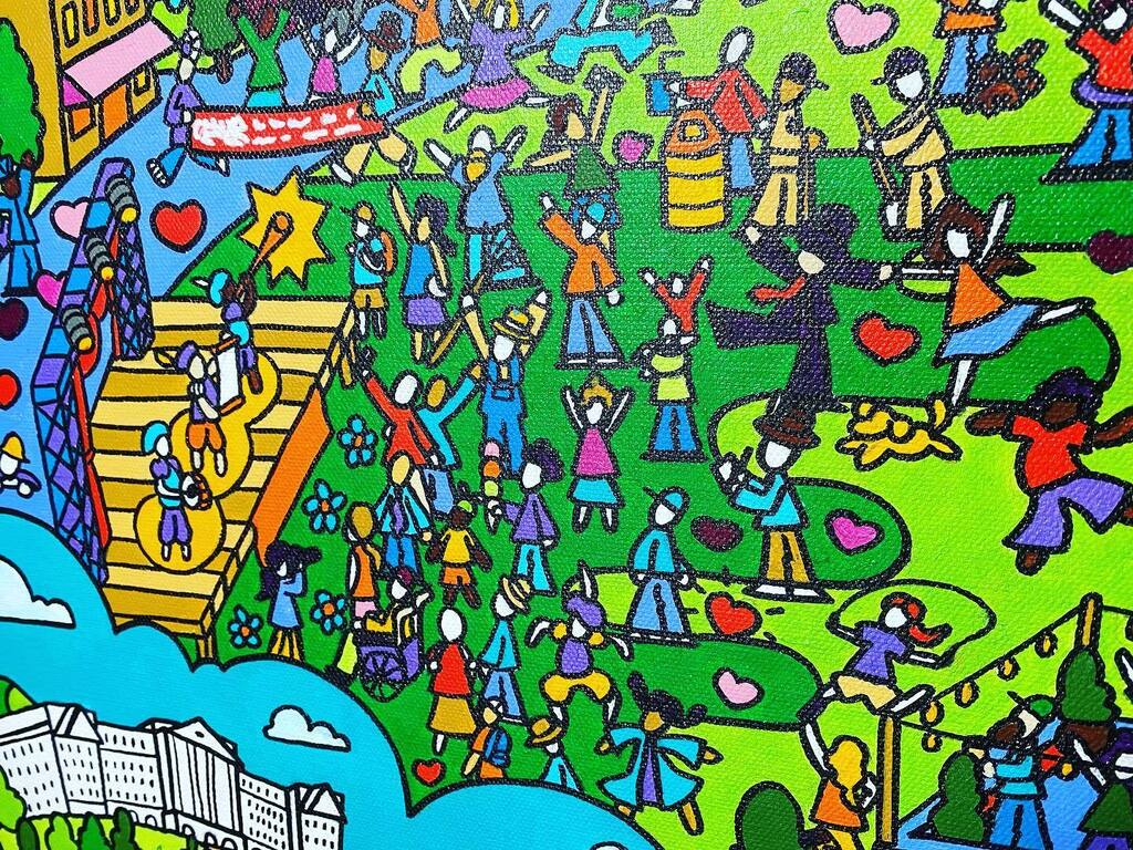 IanBode4's tweet photo. Closeup of a larger piece for #lewisburgwv #renaissancefaire #passengersideart #getoffmylawn #carnegiehallwv https://t.co/UFk3s6qQfL https://t.co/LXR9oyIrmc