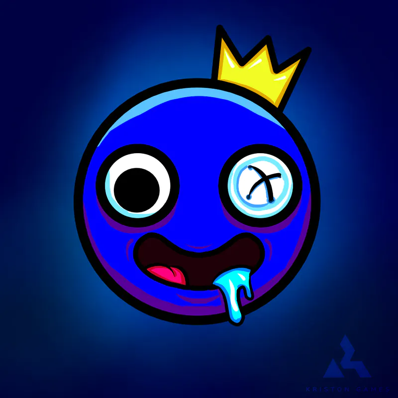 My drawing of blue from Rainbow friends : r/RainbowFriends