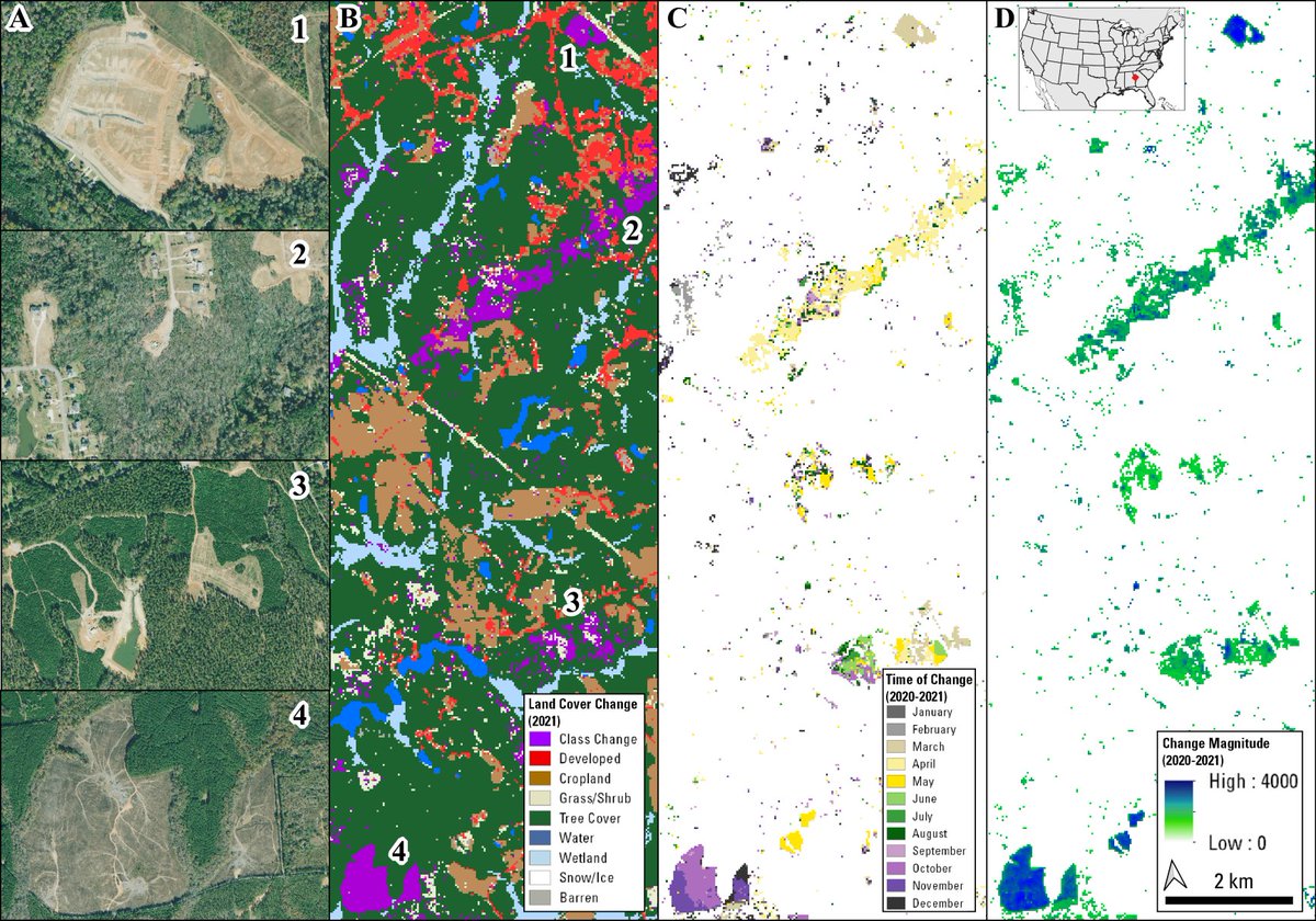 USGS's tweet photo. Read about the Landsat 9 satellite transition from NASA to USGS, the expansion of Landsat science products and more in the September edition of the Latest in Landsat Newsletter: https://t.co/3ObIkcpelF
#Landsat #LCMAP #Wildfires #Water
🛰️🌎💧🔥🗺️ https://t.co/PmFj4FuMsW