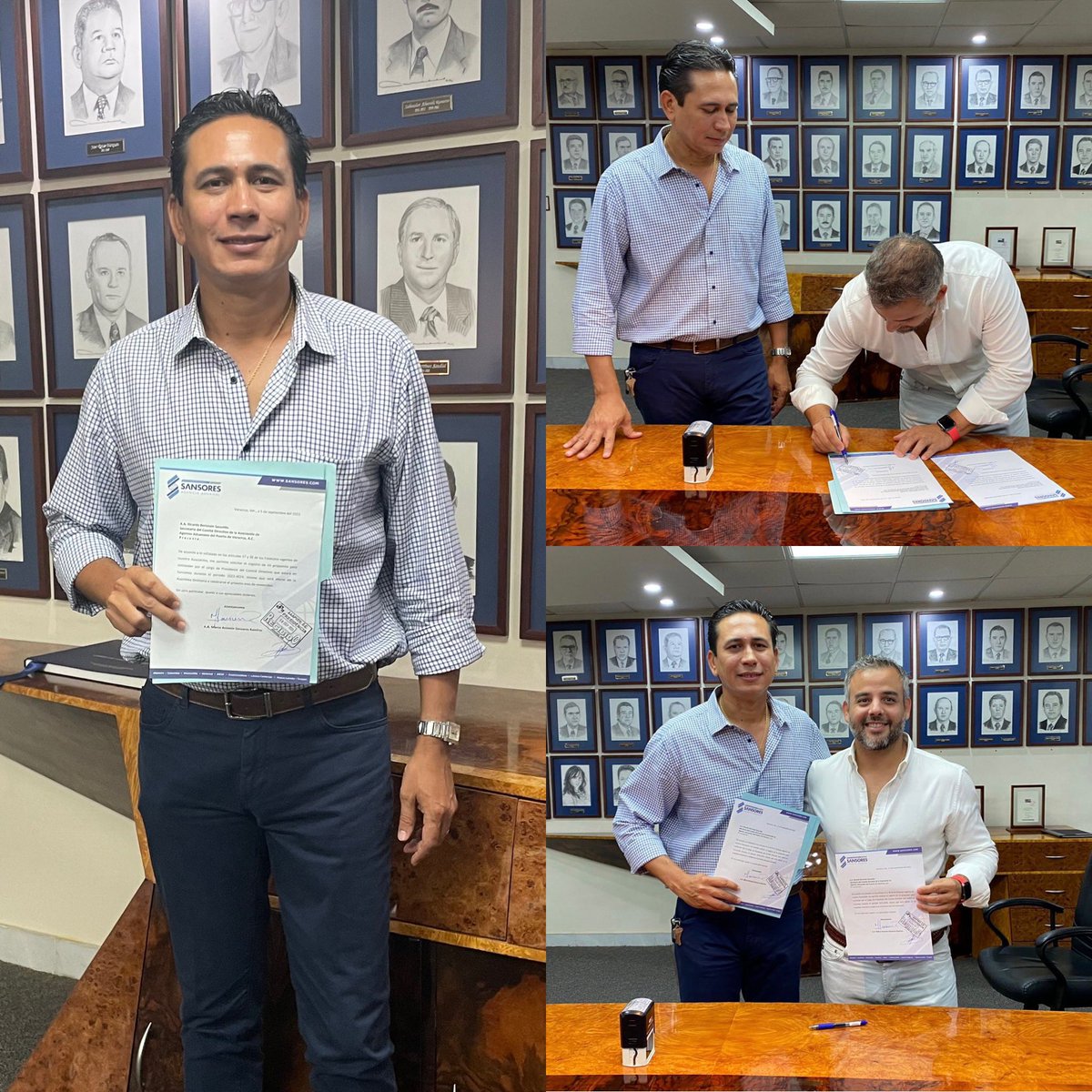 msansores's tweet photo. El día de ayer presente mi solicitud de registro como candidato a la presidencia de la @AAAPVER rumbo a las elecciones que se celebrarán en el mes de noviembre.
#VamosporMAS
#AAAPVER
#2023-2024 https://t.co/1WloF58E7T