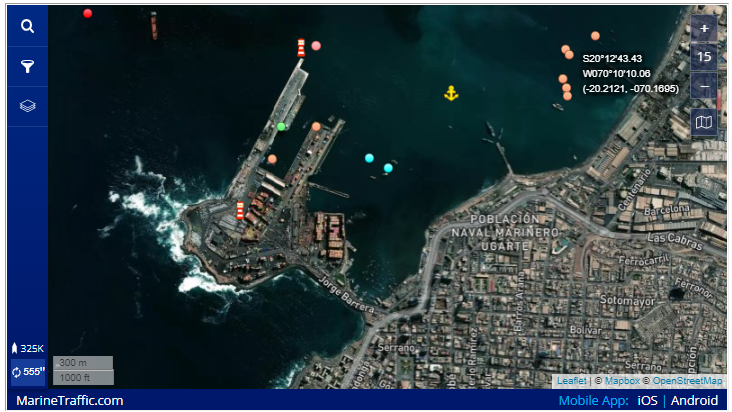 PuertodeIquique's tweet photo. #EstadoPuerto | 17° en Puerto de #Iquique. En Terminal Molo, opera nave KING QUEST.
Más información a través del sitio web: https://t.co/2X9JlPUJ3z
#sepchile @sepchile #puertoIquique https://t.co/uGbWRFIoJp