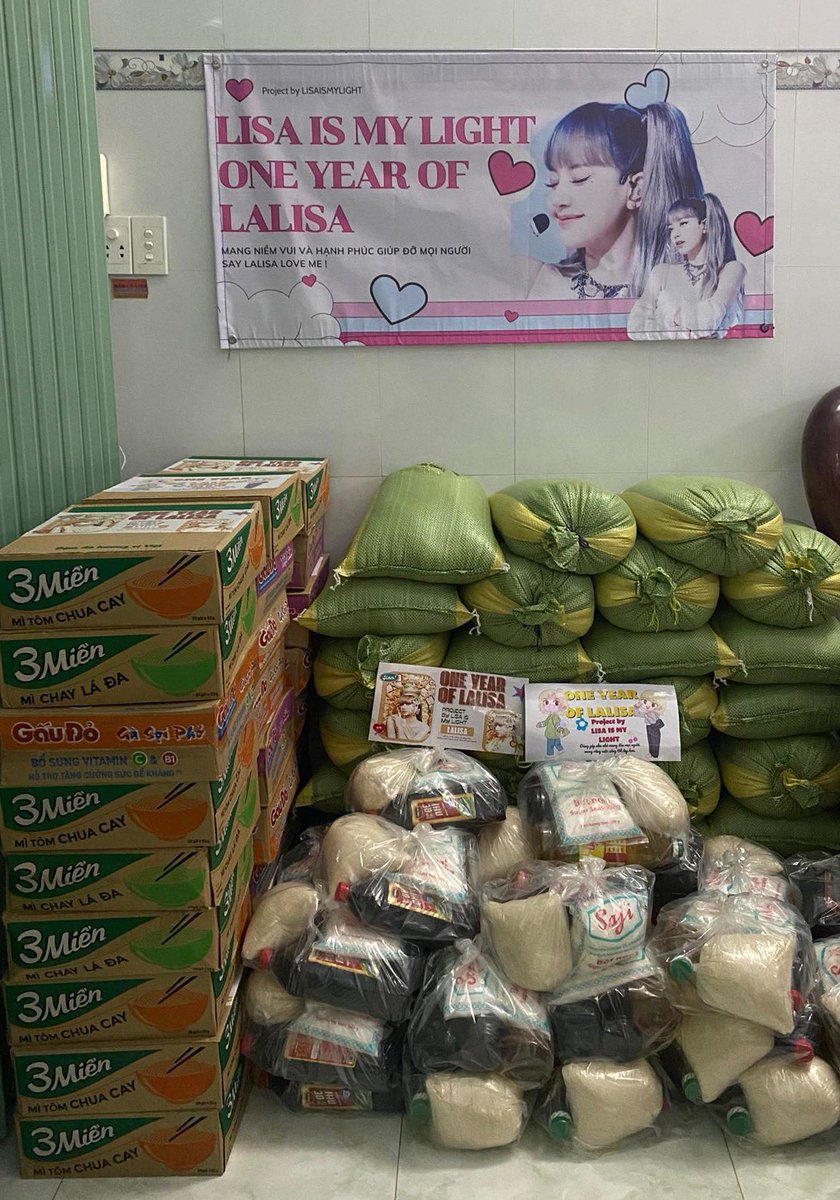 Lisaismylight's tweet photo. PROJECT ONE YEAR OF LALISA BY LISA IS MY LIGHT FROM VIETNAM

Charity brings joy to other people's lives and also makes your life more meaningful and enriching. We donated 485 usd to help the disadvantage people in Viet Nam.

#LALISA1stAnniversary
#세상에게알려_라리사_일주년 https://t.co/95SR7poaIs