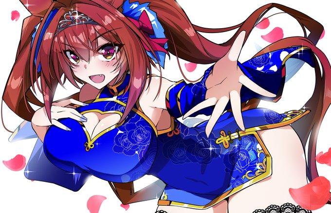 「さぁ、私と一番になる準備はいいかしら?」
「あ"っ💘」
「ふぅン!」 