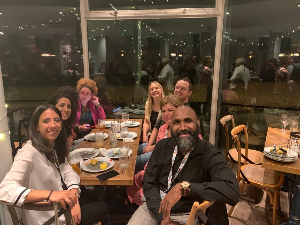 LAMSO_org's tweet photo. Thanks for sharing this picture taken at the #WSMC2022 and for your enthusiasm to come to the @WSMConference in #CaliCo 🙌 @LivingstonWhite Ornella Bonafede, Monisa Shaikh-Kamal, Adriana Blanco, and @BorisChapoton https://t.co/0OANbAP5Dy