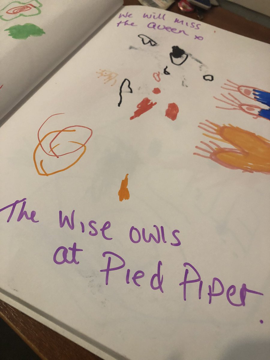 HectorHouse7's tweet photo. Book of condolences by Hector House and Pied Piper Nursery in memory of HRH @scottishcare @HeatherGMolloy @nhsggcchc @DrDMacaskill https://t.co/a7Pm8xbBHe