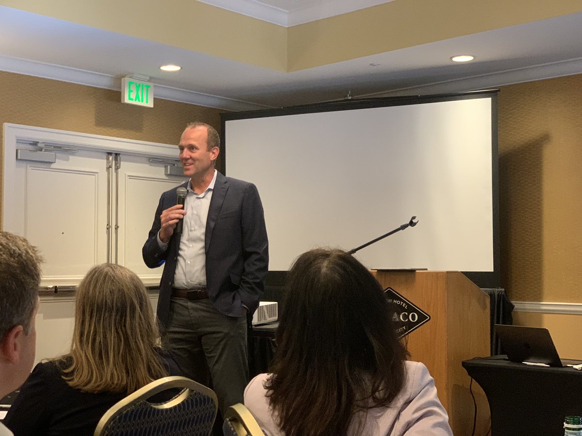 Packed house for the first day of #LeadershipUtah! 

“As a leader, build a good team around you. And look to the future.”

Love hearing from Jeremy Hafen of <a href="/ClydeCompanies/">Clyde Companies</a> on what he learned from his mentors on #leadership. #LU2023 #utahbusiness