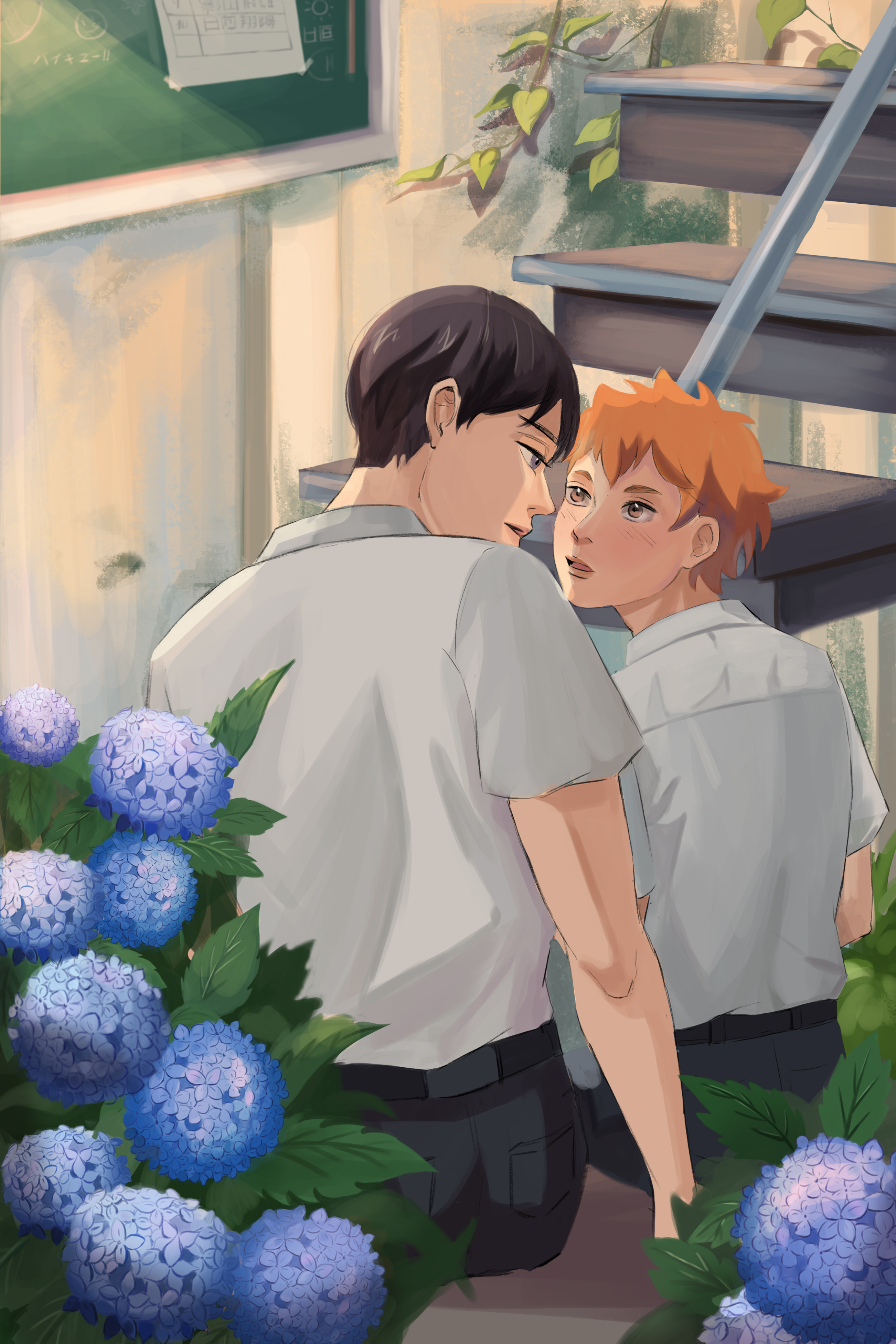 Tuu A Sketch From Months Ago That I Made For Kagehina Day 影日の日 影日の日22 9月10日は影日の日 Haikyuu Kagehina T Co Xo7rfpw5xp