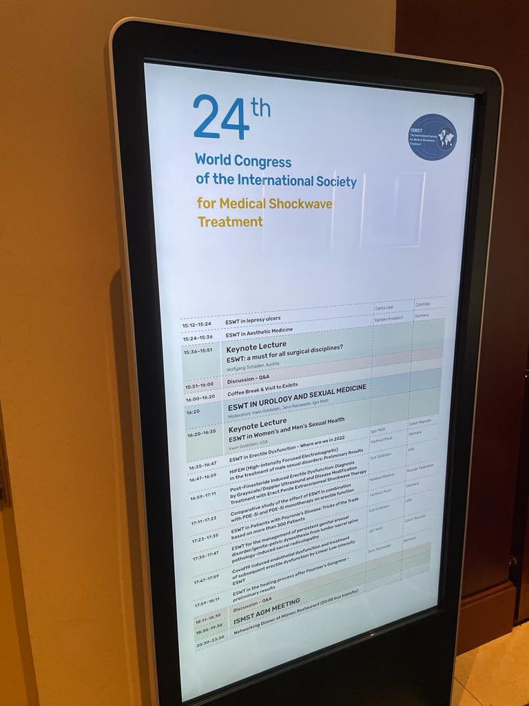 cin_eu's tweet photo. 24th World Congress of the International Society for Medical Shockwave treatment in progress #ISMST https://t.co/vLbdLdKu2I