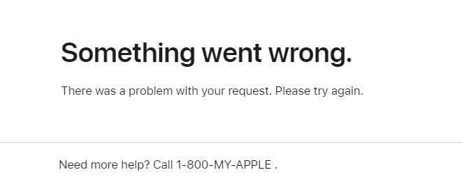 conspickerous's tweet photo. @Affirm @priyaverma31 Still giving me this error... https://t.co/vZMUd9ksHq
