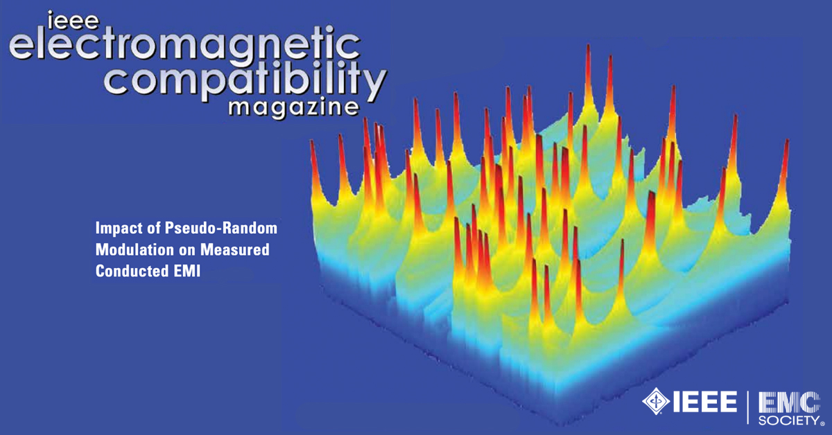 IEEE_EMCS's tweet photo. Have You Seen the Latest Issue?
The 2022 2nd Qtr IEEE EMC Magazine is out! Read all about the Pseudo-Random Modulation Impact on Measured Conducted EMI here: https://t.co/1ettrUBGJX
Not a member? Join us and gain full access now! https://t.co/whNpNlNtU1
#Join_EMCS #Renew_EMCS https://t.co/fEhw6rjzaQ