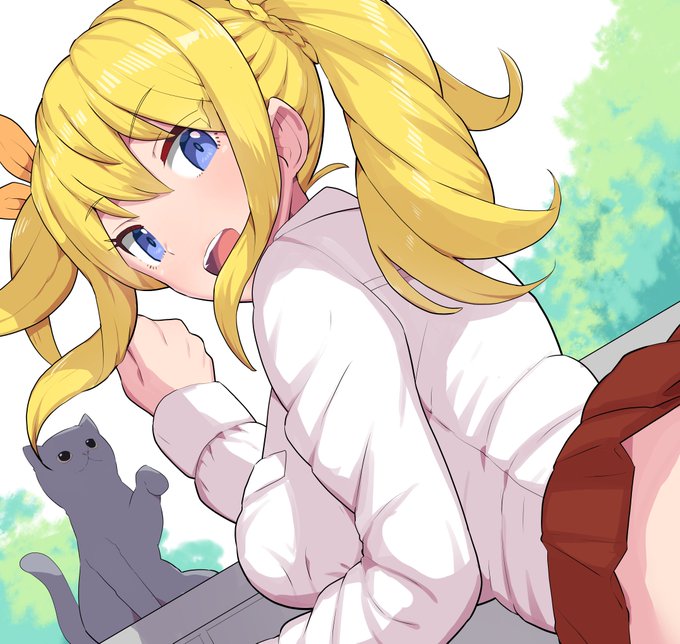 pixivFANBOXで全支援者さま向けの限定イラスト更新しました。通学路の猫と戯れるパツキンむすめさんの無防備なご様子の1枚。思わずスイッチオンしちゃった差分もあります。どうぞよろしくお願い申し上げます! 「++」以上支援者さま向けには、今週はTIPSを更新予定です。そちらもお楽しみに! 