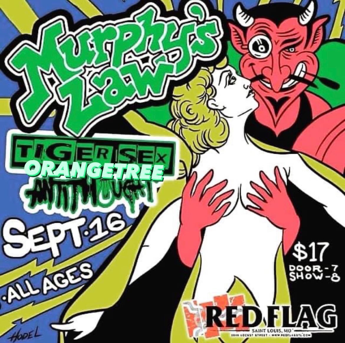 <a href="/murphyslawnyhc/">Murphy's Law</a>  plus <a href="/TigerSexBand/">TIGER SEX</a> <a href="/orangtree/">kim jung hwa</a> <a href="/Antithoughtpunk/">Antithought</a>  9/16!  Get tix now at redflagstl.com !