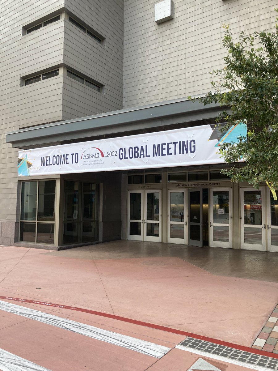 #ASBMR2022 Day 1! Excited to be here, learning about clinical and research innovations in mineral metabolism!