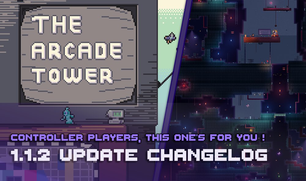 Red alert ‼️
A new update of #TheArcadeTower is available: controller improvements and bug fixes on the menu !

Read the patch note here ↓↓
ungamedstudios.itch.io/the-arcade-tow…

#IndieGameDev #indiegames #pixelart #gamedev #indiedev #indiegame #indie #animation #pixelartwork #unity #indie