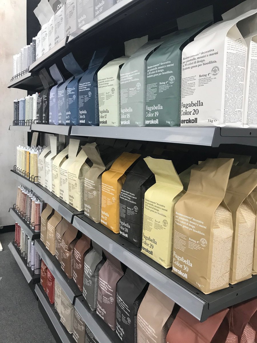 RTileBathroom's tweet photo. With over 50 shades of grout available to purchase from our showroom, we can assure there really is a colour for every project!
Head to our showroom to browse Kerakoll’s selection of grout and silicone. 🎨
#interiorprojects #bathroomreno #kitchenreno https://t.co/dGZkhO7ipL