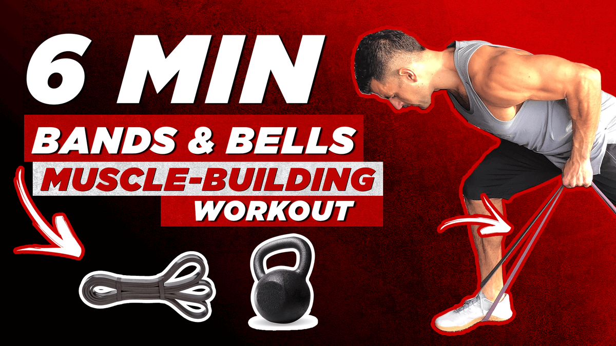 6-Minute Bands &amp; Bells Muscle-Builder at Home: youtu.be/fsi0XSSjn-E