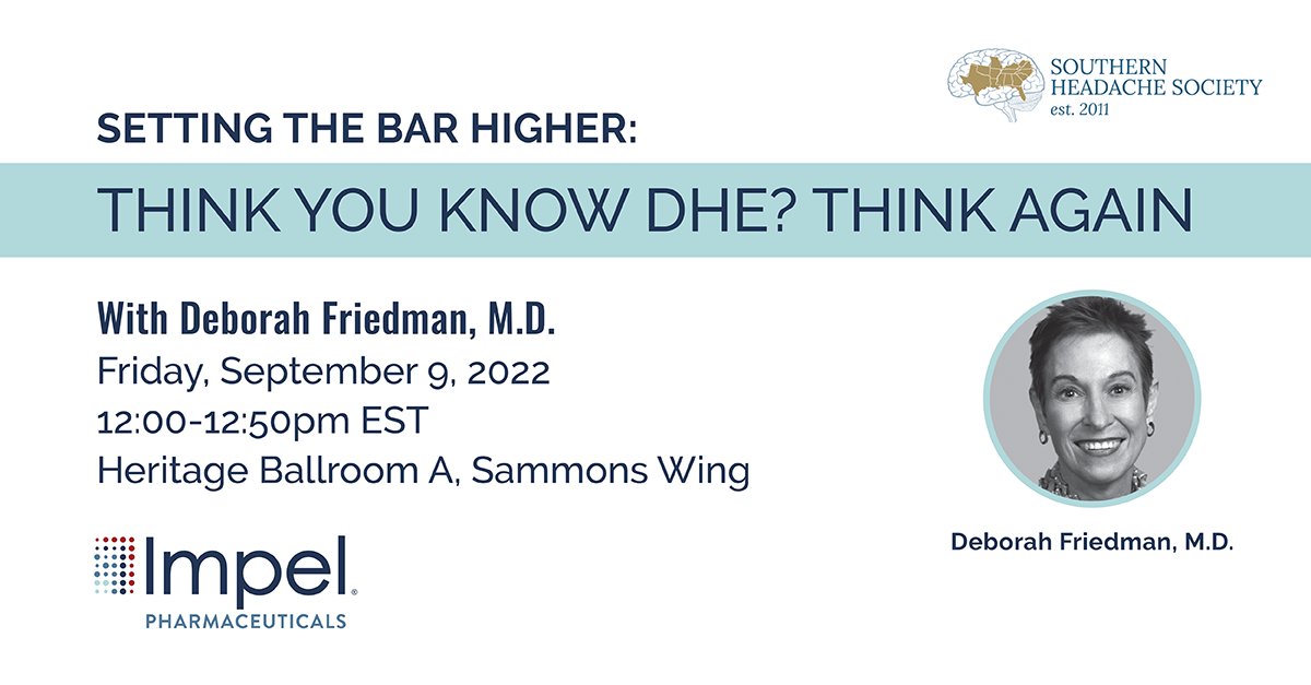 ImpelPharma's tweet photo. Join Dr. Deborah Friedman at @SHSHeadache for a discussion about DHE’s well-established history in #migraine treatment and how intranasal delivery via POD® can deliver symptom relief on demand. #SHS2022
#PoweredByPOD https://t.co/hncaB7dKWI