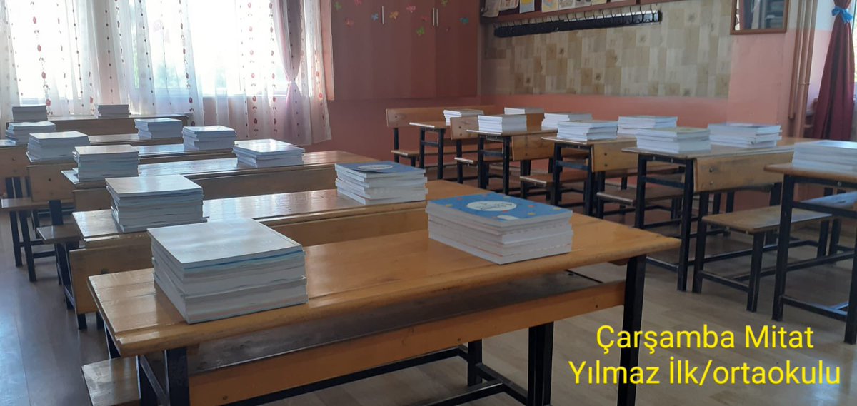 Ülkemizin her yerinde olduğu gibi ilçemizde de 2022-2023 Eğitim Öğretim Yılı için ücretsiz ders kitapları ve yardımcı kaynaklar öğrencilerimizi bekliyor📚
📍Biz Hazırız
Mithat Yılmaz İlk-Ortaokulumuzdan kareler…<a href="/samsunmem/">Samsun İl Milli Eğitim Müdürlüğü</a> <a href="/muratagar60/">Murat AĞAR</a> <a href="/MustafaOzdmr55/">Mustafa Özdemir</a> <a href="/yuduf_tanrioven/">Yusuf tanrioven</a> <a href="/halilkanat/">Halil KANAT</a>