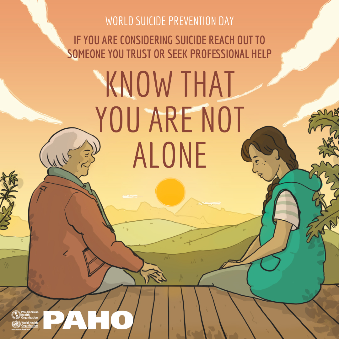 If you are struggling with suicidal thoughts 😔, talk to a friend, family member or healthcare provider 💛.  

There is hope 🌼.

#WSPD2022 #WorldSuicidePreventionDay