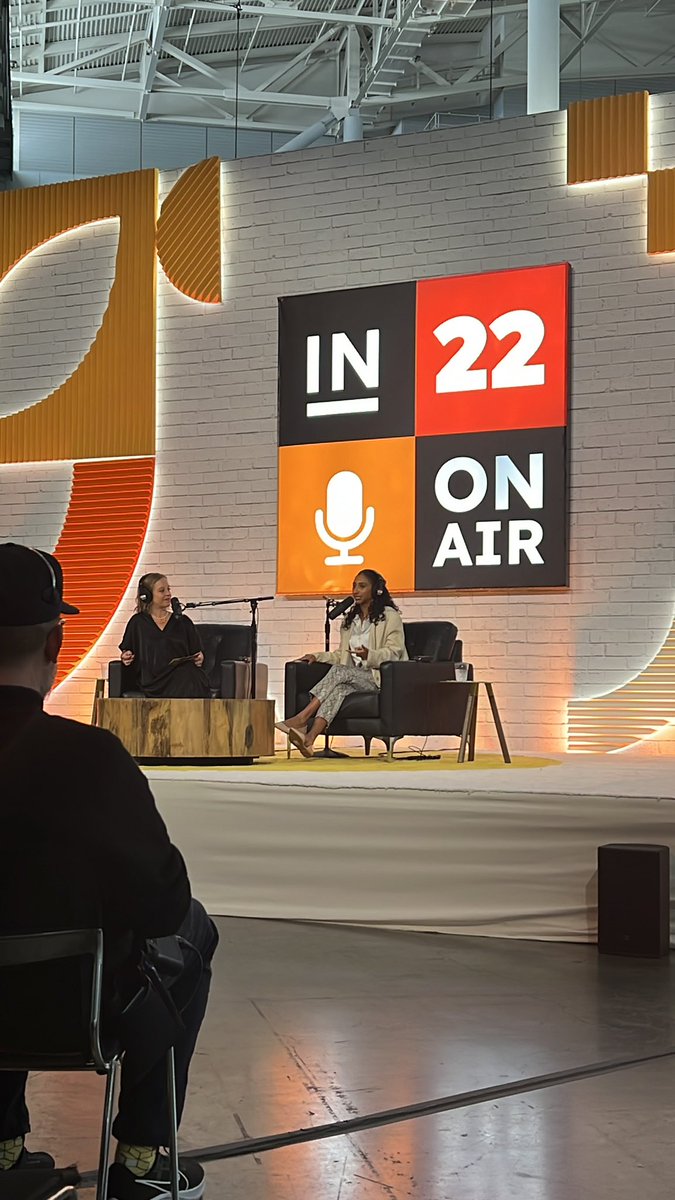 ChristinaKay's tweet photo. Moment of self awareness of “What would little Ashley do?” 

That inner child is waiting to shine again, y’all 👏🏼🧡👏🏼🧡 

 @INBOUND @EmilyM_Thompson @ashley_menzies #INBOUND22 https://t.co/UqDt6b97Q6