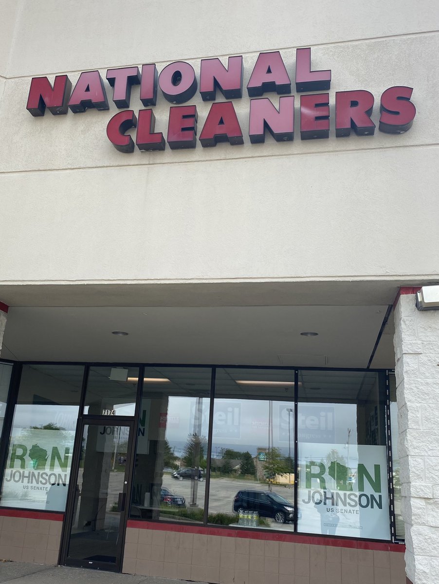 RconservativeA's tweet photo. I believe we chose the best location for the Ron Johnson Franklin office- cleaning up this Nation, one vote at a time! #CleanDCRonJohnson #RonJohnsonSenator #WIRedWave @DanODonnellShow @VickiMcKenna @herrell_kelly @SenRonJohnson https://t.co/ZFy1xPilJG