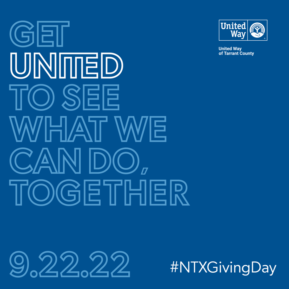 UWTarrant's tweet photo. A little goes a long way when North Texans give all at once! 💙 💚  #NTXGivingDay is less than two weeks away, but you can make your gift early from now until September 22. #GiveWithPurpose today! https://t.co/k2ZrIN8aCH

#NTXGD #GetUnited #UWTarrant @NTxGivingDay https://t.co/WipC88l0UK