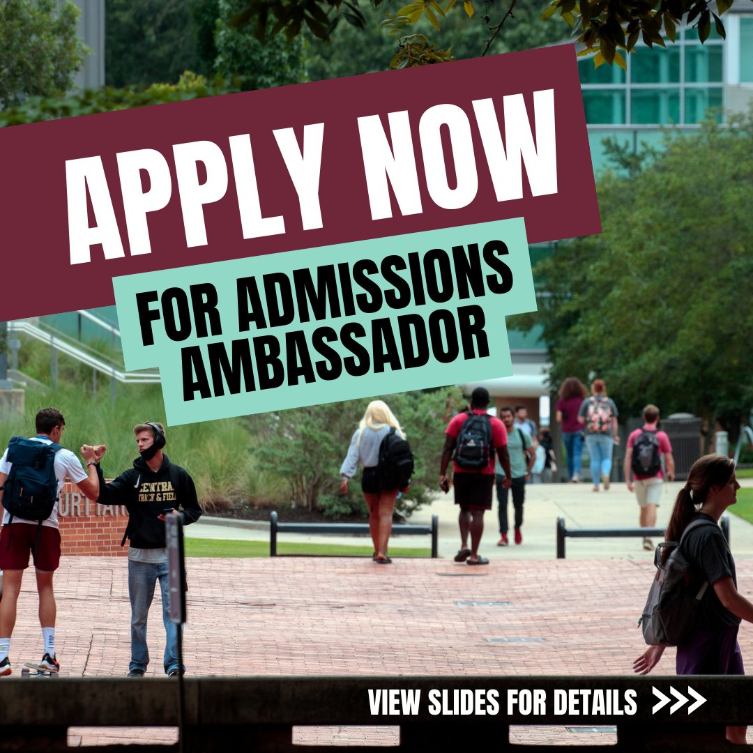 UALRadmissions's tweet photo. Current students, apply to become an Admissions Ambassador! It’s perfect if you have tons of school spirit &amp; are active on campus.
-  Provide campus tours
-  Assist during admissions events
-  Show future students what it’s like to be a Trojan!
Apply ➡️ https://t.co/bUnV09Wbk3 https://t.co/CJlIwz4Erv