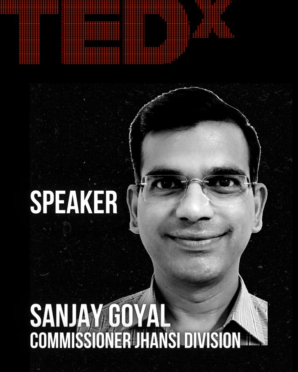 TEDx_BU's tweet photo. Sanjay Goyal 
Young, Dynamic, Vibrant IAS Officer Currently Posted As Commissioner - Jhansi Division , Uttar Pradesh.
.
.
@sanjaygoyal_ias 
#TedxBundelkhandUniversity
#Tedxtalk https://t.co/SSMwIc2XHi