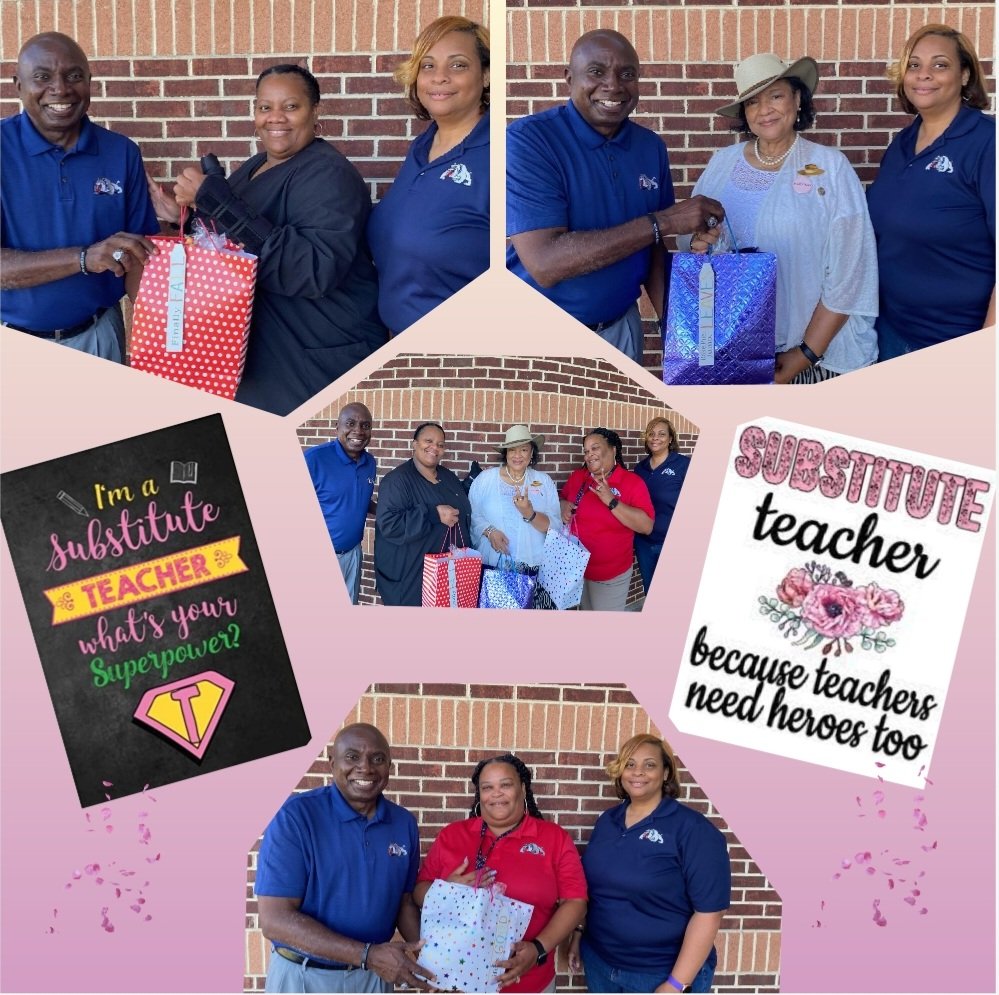 BHSBulldogsbcps's tweet photo. Today we celebrated our wonderful substitutes in recognition of National Substitute Appreciation Week ! Thank you Mrs. Carroll, Mrs. Drumgold, and Ms. Richardson for being a crucial part of our team. 💙
#bcpsva 
#BulldogNation https://t.co/uDFxw5lVzP