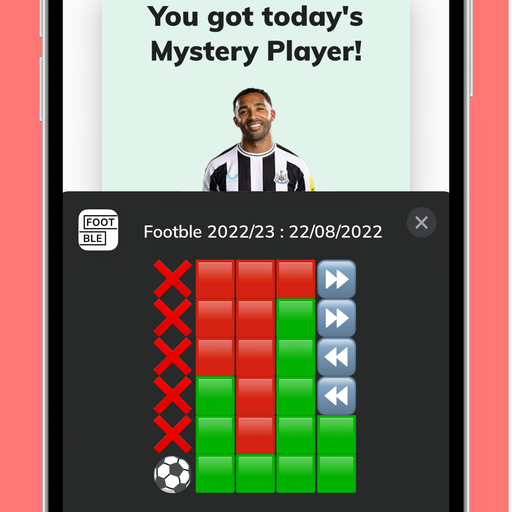Footbleapp's tweet photo. Introducing Footble, the daily Premier League football game. Narrow down the mystery player, put your Premier League knowledge to the test and challenge your friends!

iOS - https://t.co/Luoo9B4Hoi
Android - https://t.co/j1cwY8CmMQ https://t.co/7EBTzX61mU