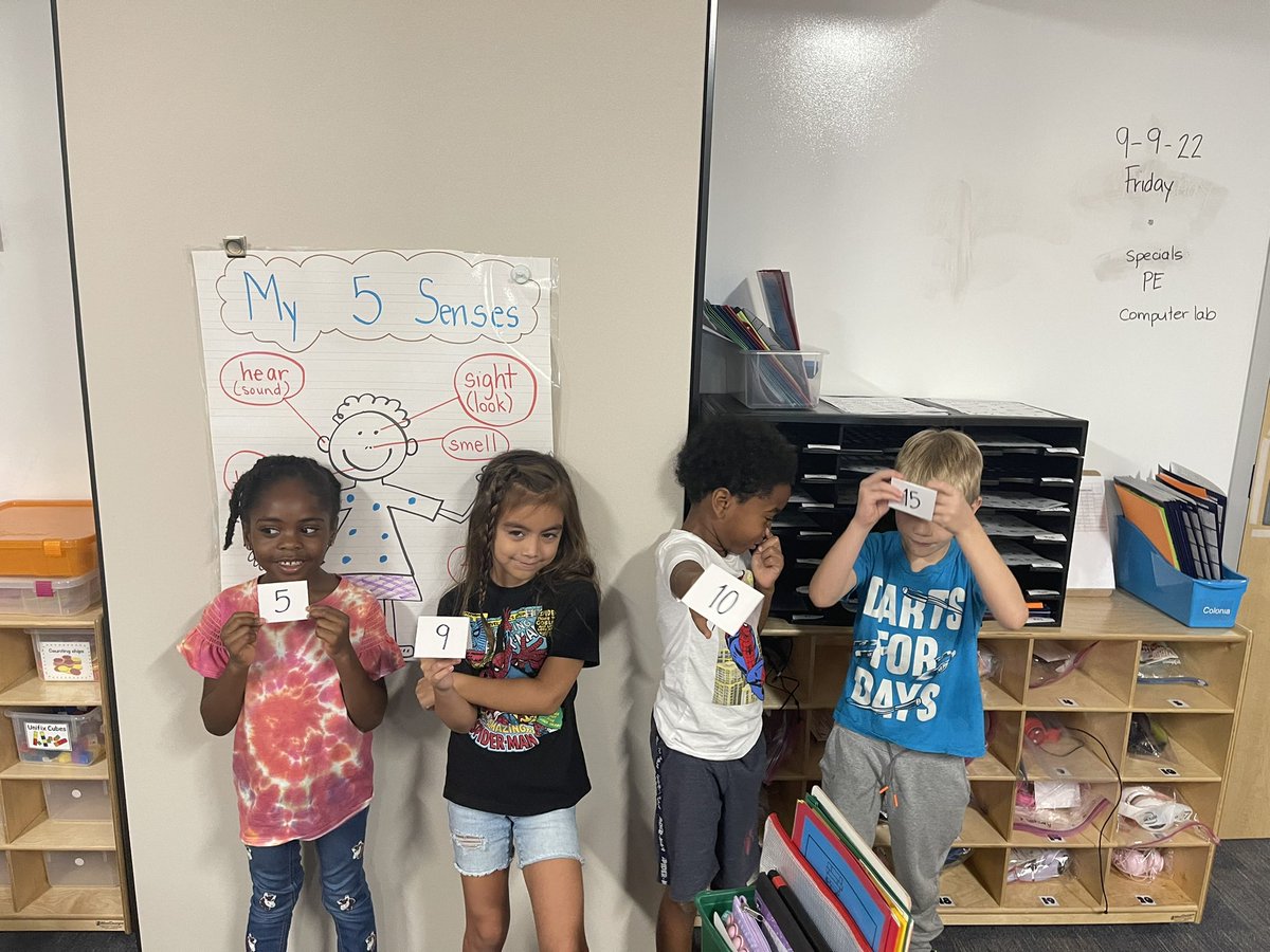 We have been busy making number lines and making teen numbers 😊 <a href="/BryantElem/">Bryant Elementary</a>  #bengalpride