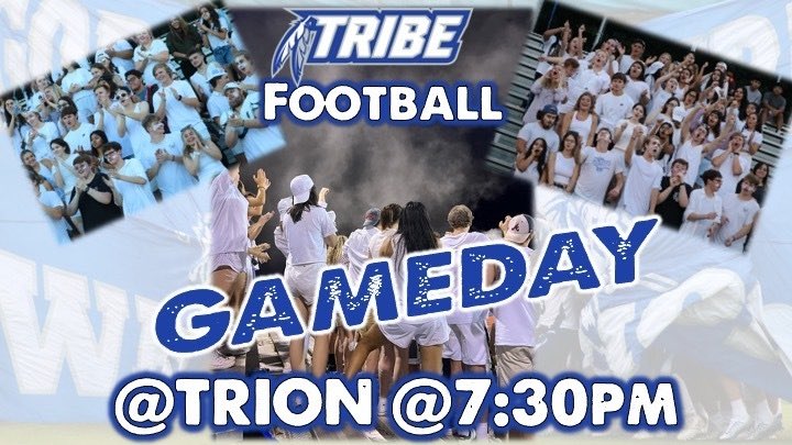 It’s Game Day! Come support your Warriors tonight at Trion!
#BeatTrion #WarriorPride