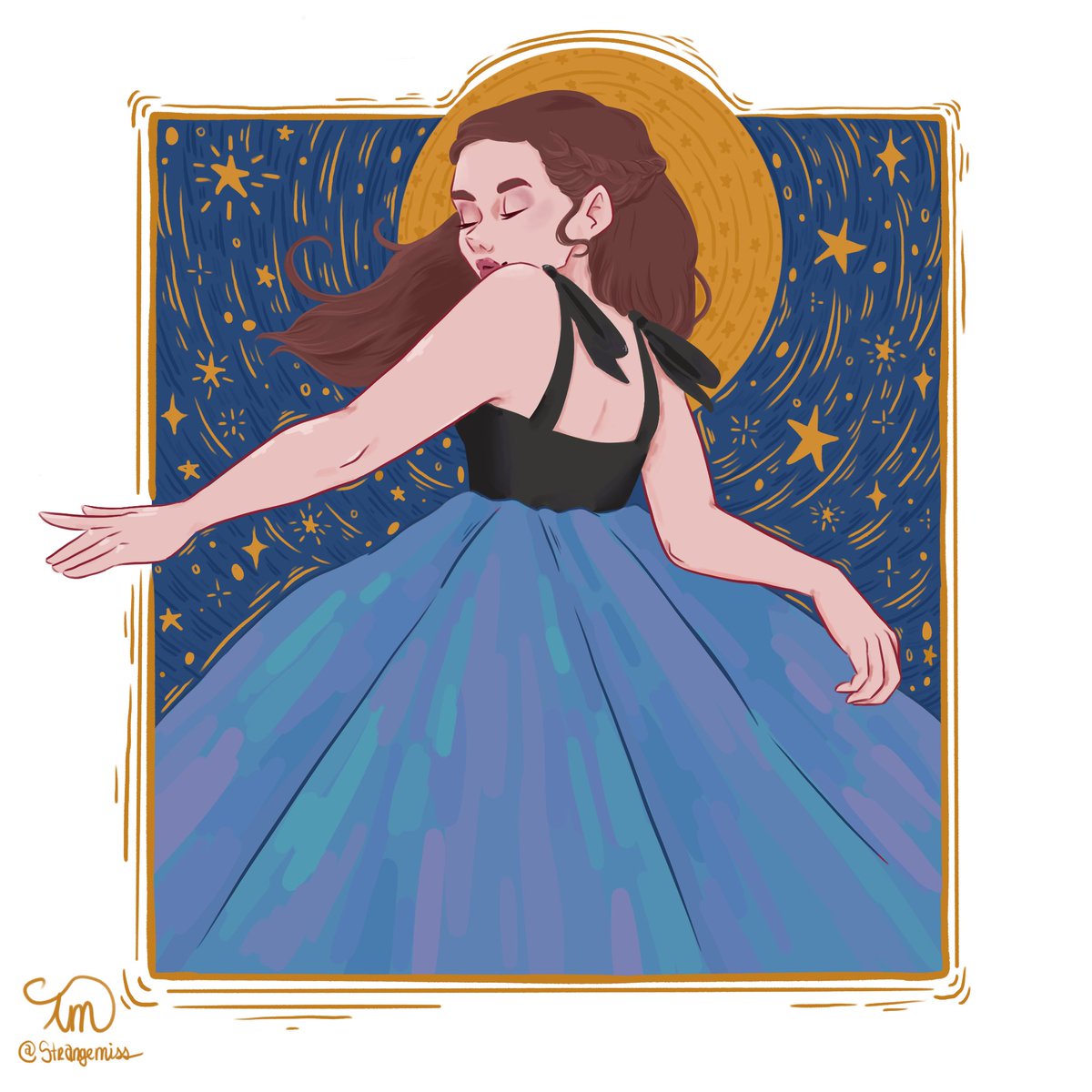 StrangeMiss_'s tweet photo. I FINISHED IT!!!! #artwork #ArtistOnTwitter #stars https://t.co/Ro4H3xQxPH