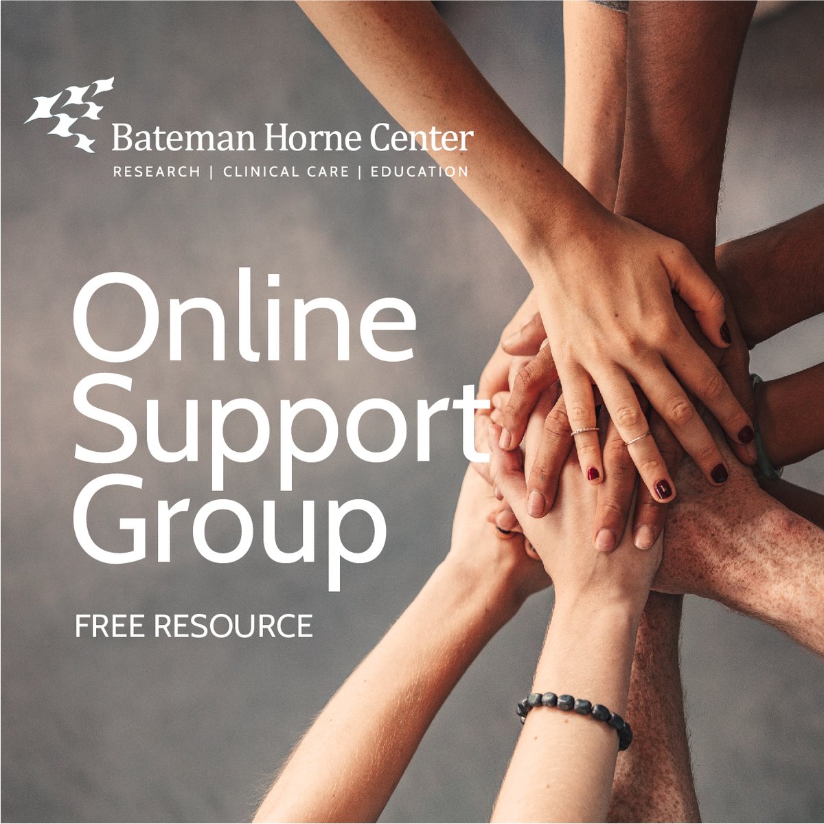 BatemanHorne's tweet photo. BHC invites you to join the next support group on Tues, Sept 13 to discuss ROLE CHANGES w/ CAREGIVERS/LOVED ONES. Noon PT / 1 pm MT / 3 pm ET 👉https://t.co/zAbm2Dz4Oe

#MECFS #FM #LongCOVID #BreaktheIsolation #supportgroup #chronicillnesscommunity #pwME #spoonies #fibrowarriors https://t.co/rgLMBHBiV6