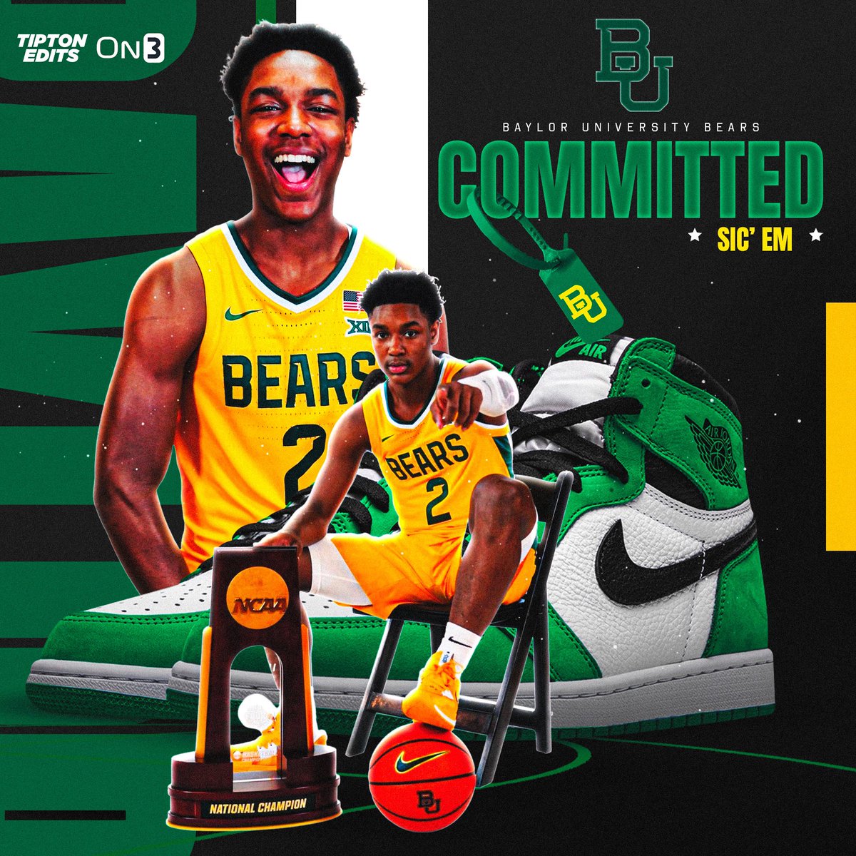 JoeTipton's tweet photo. Robert Wright III, On3’s No. 32 overall prospect in the 2024 class, has committed to Baylor, he tells @On3Recruits. 

“I chose Baylor because it’s a family environment.” 

Story w/ quotes: https://t.co/IwwavKEYmv https://t.co/Etxcd9Algd