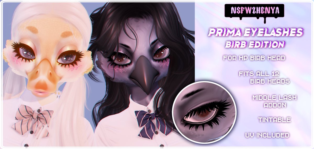 !NEW!

NSFWZHENYA - Prima Eyelashes BIRB EDITION

Flickr: flickr.com/photos/1951632…

Taxi: maps.secondlife.com/secondlife/Dia…
