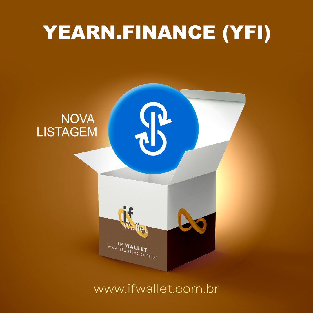 Integramos Yearn.Finance à IF Wallet!
Compre através de PIX, receba, transfira e troque (swap) de forma rápida e segura!
Faça o download agora da sua IF Wallet!

ifwallet.com.br