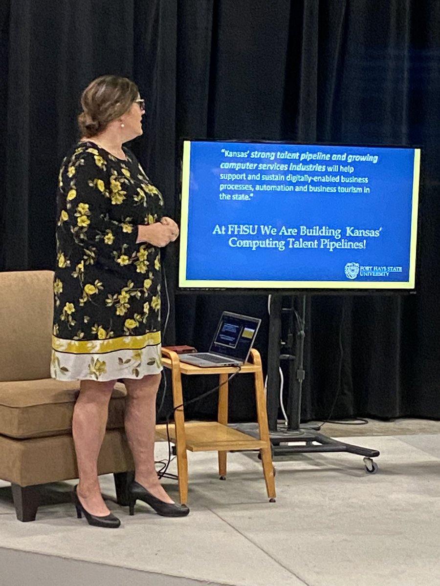 Hearing how Fort Hays State University is advancing and strengthening the talent pipeline in cybersecurity.  #GovernorsCouncilonEducation